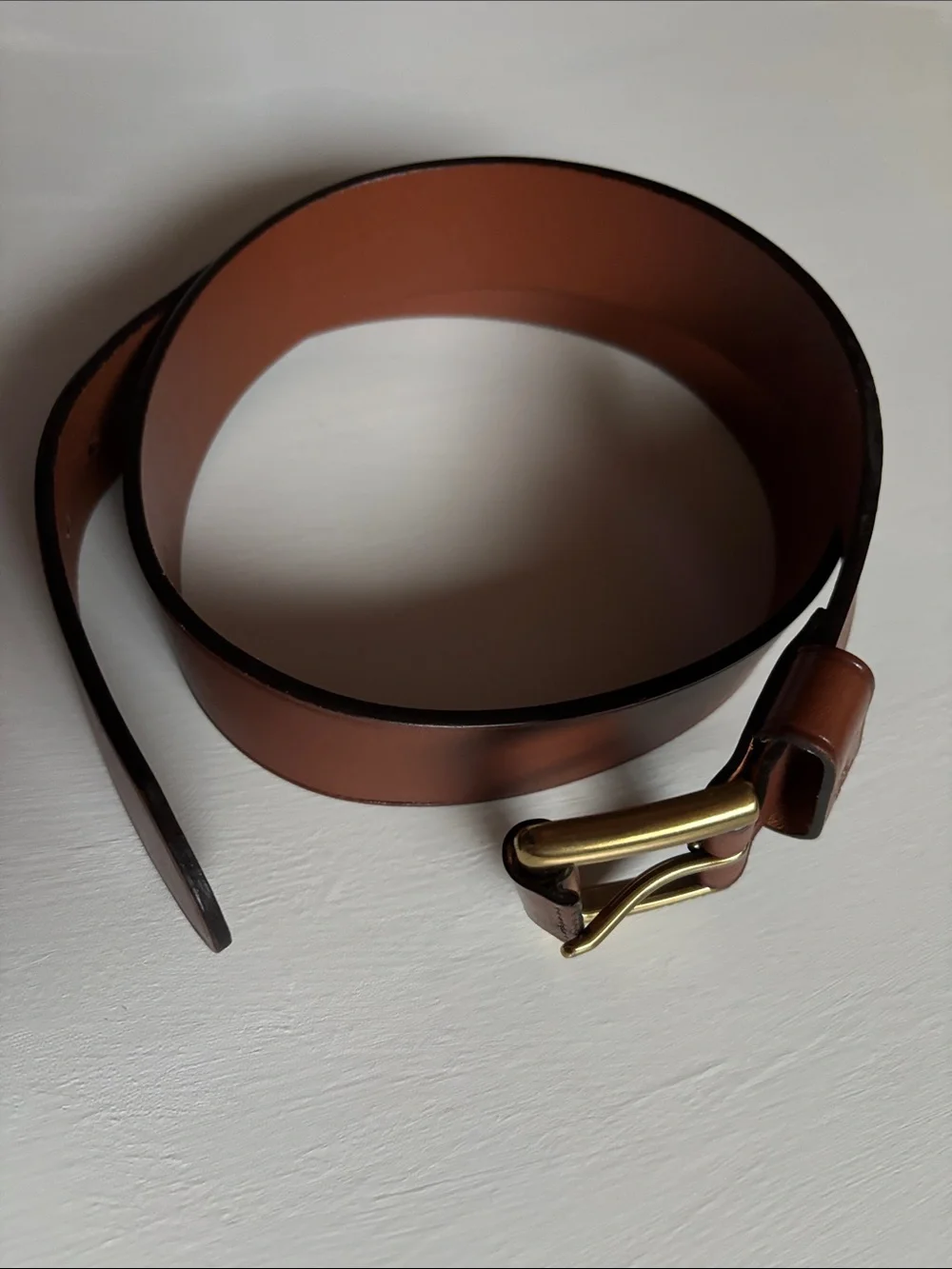 Polo Ralph Lauren Signature Pony Leather Belt 34
